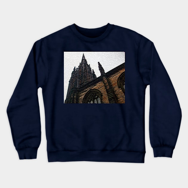 Aberdeen Architecture Crewneck Sweatshirt by JenLyn Designs